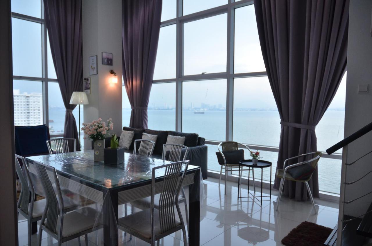 Maritime Suite Duplex Penang- Pemandangan Laut จอร์จทาวน์ ภายนอก รูปภาพ